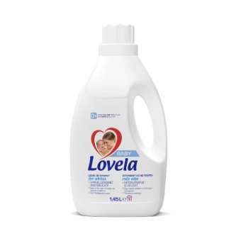 Detergent lichid Lovela Baby, pentru rufe albe, 1.45L, 16 spalari
