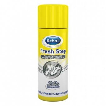 Scholl Fresh Step Pudra deodorant pentru picioare si incaltaminte, 75g