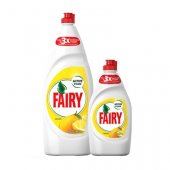 Pachet detergent de vase Fairy Lemon 1.3 L + Fairy Lemon 450 ml 