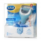 Pila Scholl Velvet Smooth Wet & Dry reincarcabila, pentru picioare